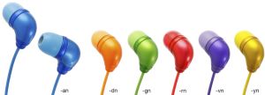 Marshmallow high quality in-ear canal headphones - HA-FX34-N - Specification